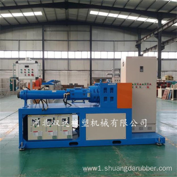 Vertical silicone rubber tube pipe extruder production line